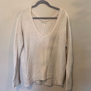 Hinge open back sweater